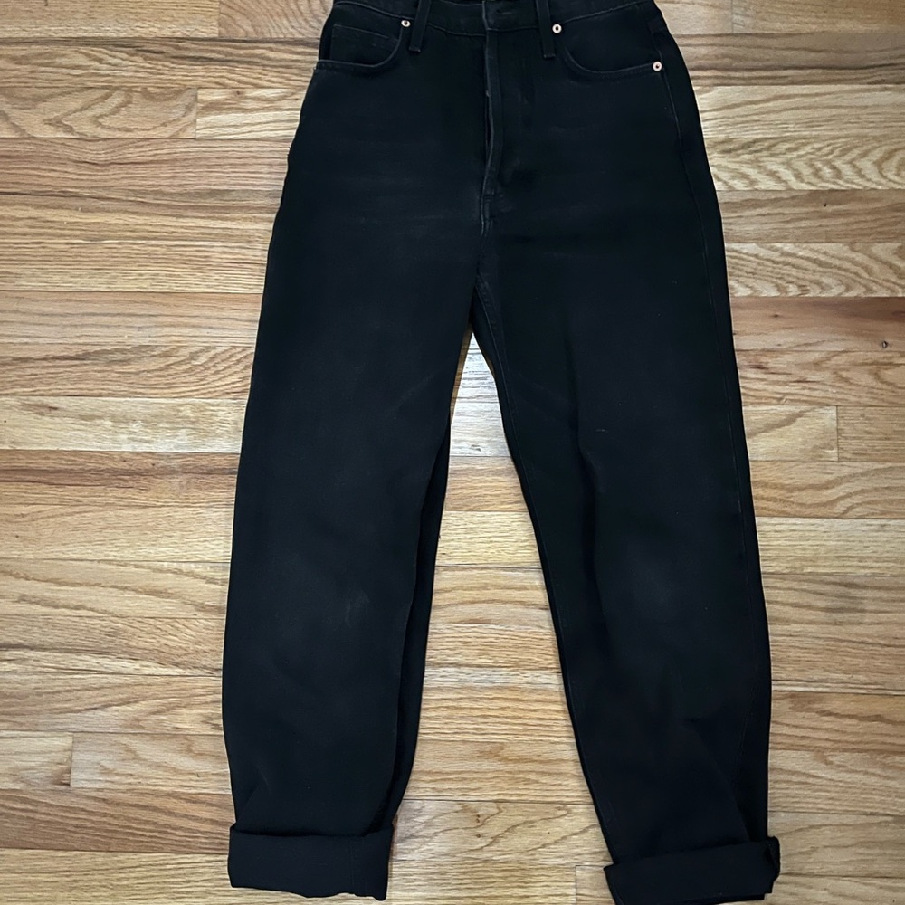 Doen Classic Black High-Waisted Jeans Size 25